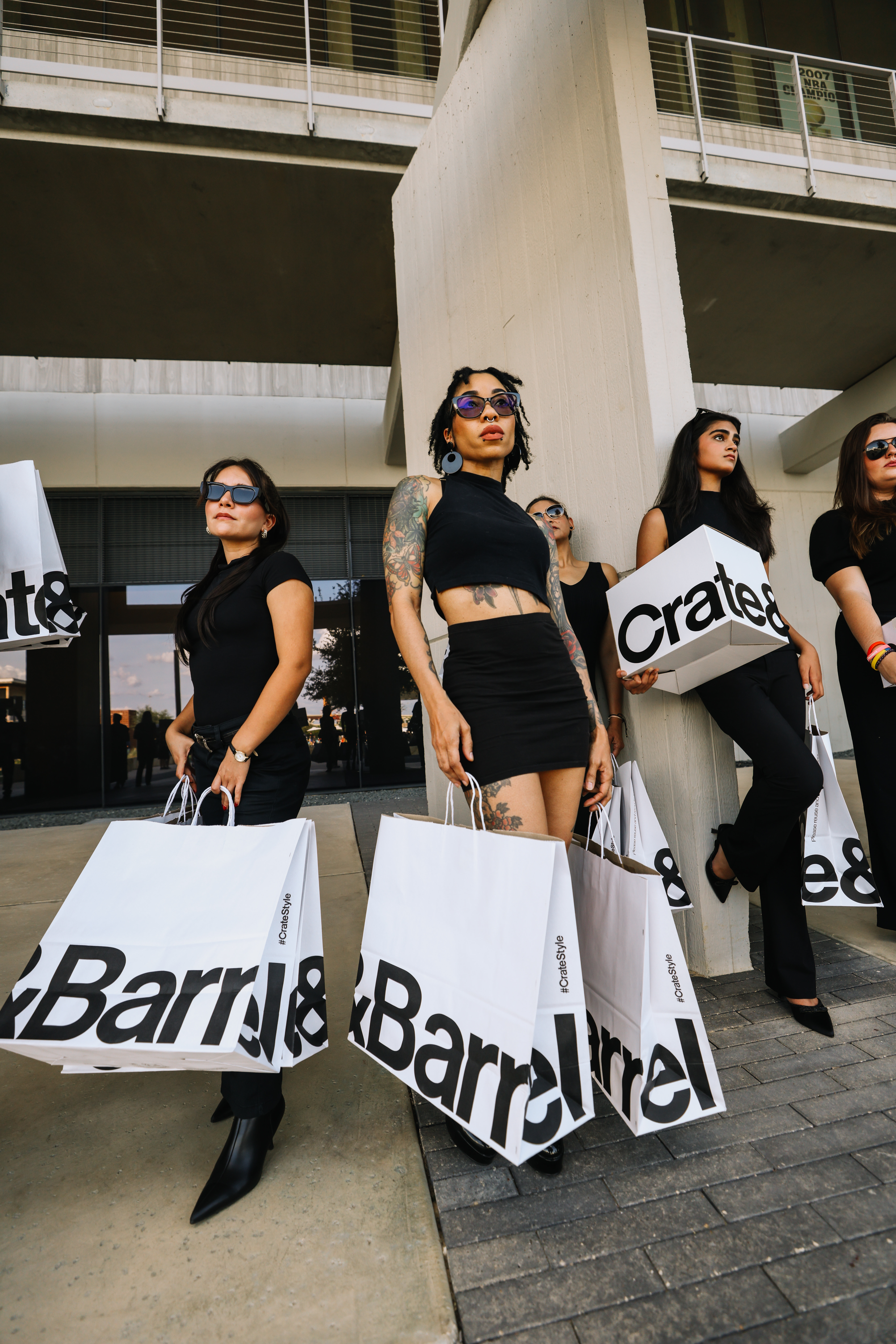 Crate & Barrel grand opening experience at The Shops at La Cantera in San Antonio.