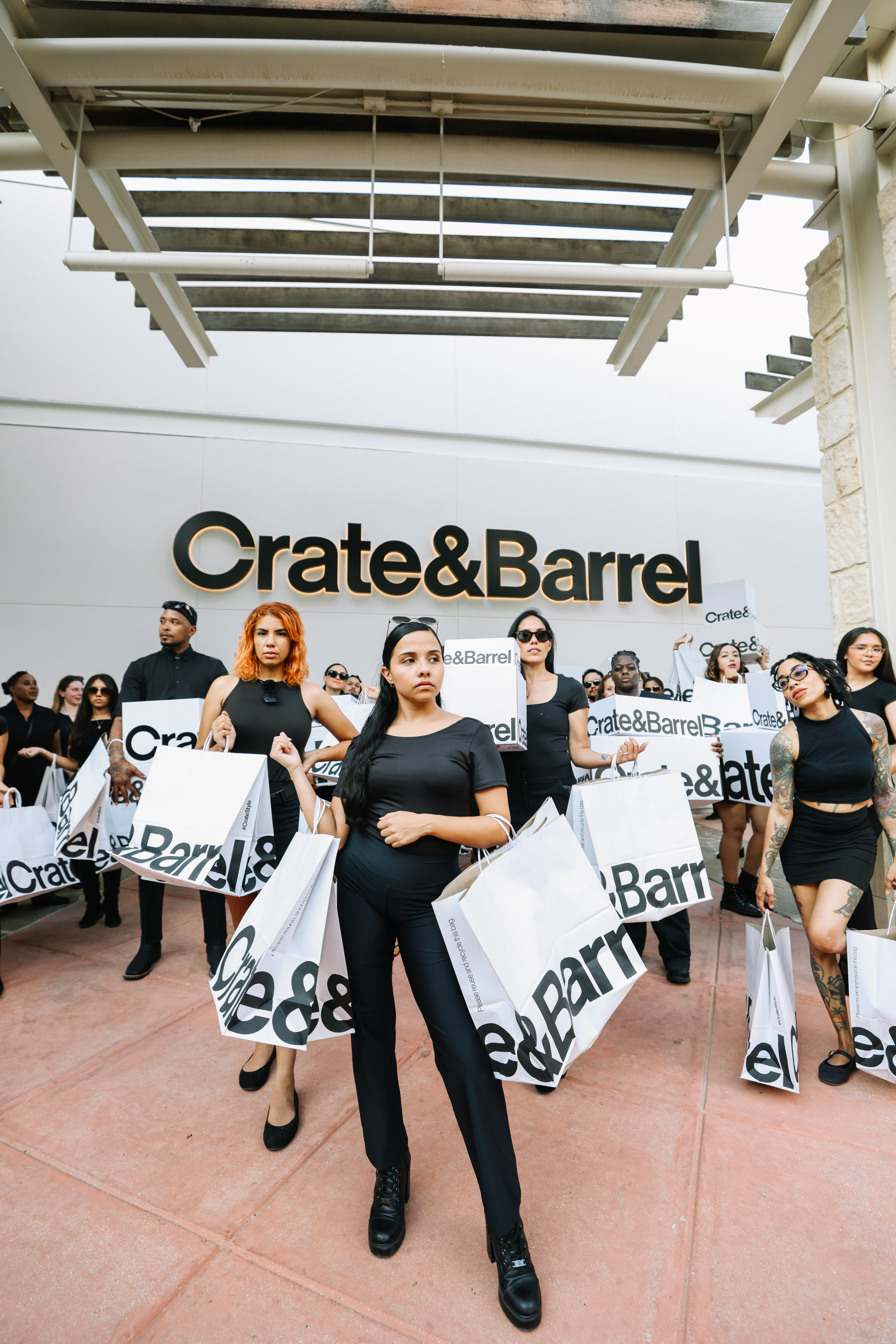 CE Group producing a Crate & Barrel experiential marketing activation in San Antonio.